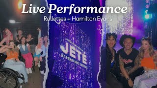 Rollettes  Hamilton Evans LIVE performance at Club Jete in West Hollywood [upl. by Cynth]