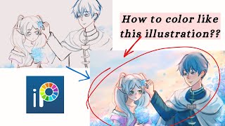 How to color digitally  How to render digital art [upl. by Mast]