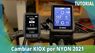 Cambio del Kiox por el Nyon 2021  EBIKE24 en español [upl. by Estas]