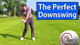 How to Develop a Consistent Golf Downswing Golf Release [upl. by Anaigroeg654]