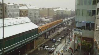 UBahn Berlin Blick auf die Schönhauser Allee [upl. by Esirtal]