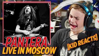 Domination Live in Moscow  Gen Alpha Kid Reacts to Pantera LIVE [upl. by Netsirc]