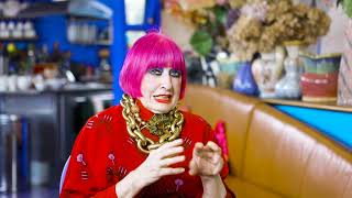 The Knitting amp Stitching Show interviews Dame Zandra Rhodes  Full Video [upl. by Anailuj18]