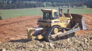 Cat D9R ripping [upl. by Wanonah]