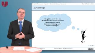 Teil 25 Bedarfsermittlung Projektmanagement 9 Ressourcen [upl. by Gifferd303]