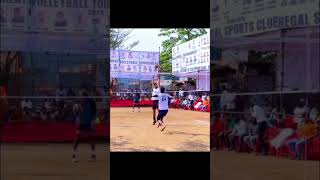 Powerful spick High jump volleyball indianvolleyball upvolleyball upazmgarhvolleyballdeoria [upl. by Neenahs]