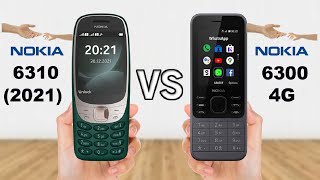 Nokia 6310 2021 VS Nokia 6300 4G  Full Comparison [upl. by Akers287]