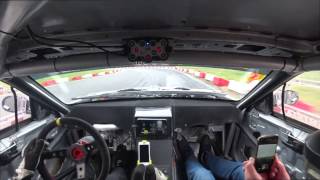 Drift Nissan 200SX 3UZ 600HP onboard DMGP Poznan 2017 [upl. by Aniretak]