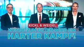 🔵Doppelinterview mit Alice Weidel AfD und Herbert Kickl FPÖ [upl. by Witherspoon]