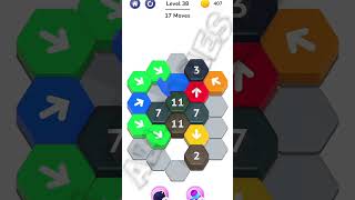 Hexa Away LVL 38 Gameplay FUN GAME shorts HexaAway fungames viralvideo [upl. by Amari]