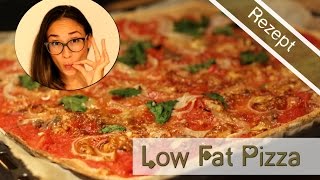 Pizza selber machen  Gesund  Low Fat amp High Protein Rezept [upl. by Nylac]