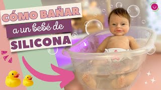 🛁¡Te enseño a bañar a Anuk como una PROFESIONAL 🍼Cuidados para Bebés Reborn de Silicona [upl. by Voccola]