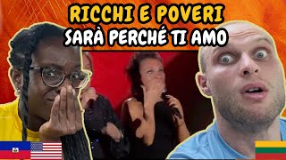 REACTION TO Ricchi e Poveri  Sara Perche Ti Amo Radio Italia Live Napoli 2024 FIRST TIME HEARING [upl. by Tabitha]