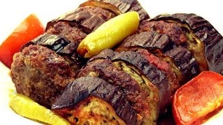 Fırında Patlıcan Kebabı Tarifi  Patlıcanlı Köfte [upl. by Yeknarf]