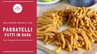 PASSATELLI FATTI IN CASA [upl. by Yentiw]