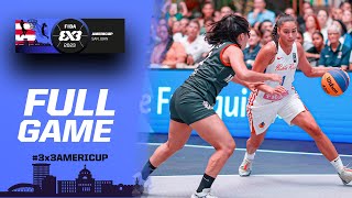 Puerto Rico 🇵🇷 vs Mexico 🇲🇽  Women  Full Game  FIBA 3x3 AmeriCup 2023  3x3 Basketball [upl. by Elicul455]