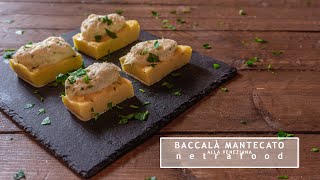 BACCALÀ MANTECATO  alla veneziana  piatto tradizionale [upl. by Ainsley459]