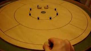 Crokinole trick shot [upl. by Ylesara401]