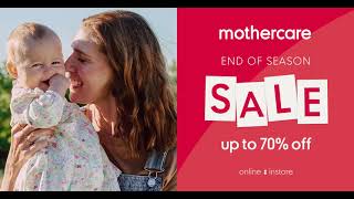 Mothercare End of Season SALE up to 70 OFF [upl. by Yerkovich]