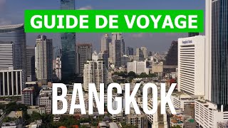 La ville de Bangkok en 4k Thaïlande lieux à visiter à Bangkok [upl. by Eldreeda909]