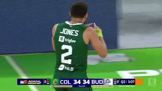 AdmiralBet ABA League 202425 highlights Round 6 Cedevita Olimpija – Budućnost VOLI 27102024 [upl. by Benjamen]