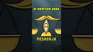 PESHORJA  Horoskopi ditor 21 nentor 2024 [upl. by Okiek]