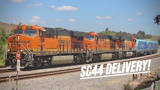 HD Coaster SC44 Delivery Train Chase 572023 [upl. by Aitnecserc715]