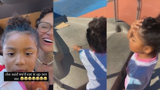 Kehlani Records Relative Sliding Down Hill On Cardboard Before Falling 😂😂😂 [upl. by Anelac]