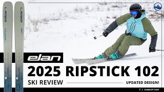 2025 Elan Ripstick 102 Ski Review with SkiEssentialscom [upl. by Notsnorb]