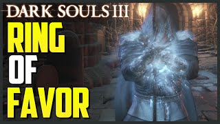 Dark Souls 3 Ring of Favor Location Best Ring [upl. by Schrick]