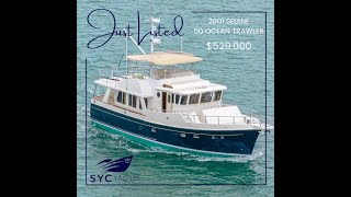 2001 SELENE 50 OCEAN TRAWLER  JUST LISTED BY SYC YACHTS [upl. by Nnaik]