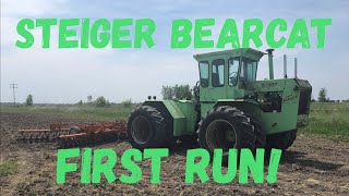 Steiger Bearcat restoration continues Service and field run [upl. by Roper]