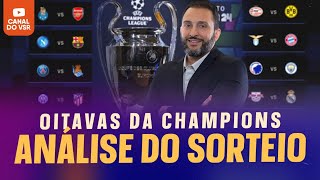 OITAVAS DA CHAMPIONS PSG SERÁ FAVORITO [upl. by Airdnoed]