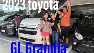 GL Grandia 2023 toyota Manila bay [upl. by Jaclin108]