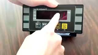 Digital Weighing Scale Calibration [upl. by Limhaj]