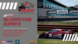 MEGA Esports 6 Hours of Silverstone  Qualifying 🔥 w VisforVoodooLIVE and Mike 🔥 MEGA [upl. by Ahtimat]