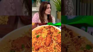 😮Sadia Imam ne btaya briyani sarve Krny ka sehi trika how to make briyani shorts youtubeshorts [upl. by Thgirw]