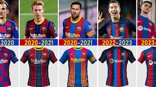 Evolution FC BARCELONA Jersey Home 19802023 [upl. by Aneez]