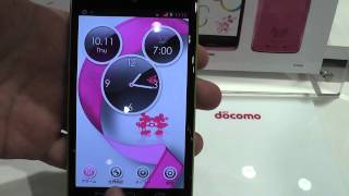 「Disney Mobile on docomo N03E」 実機をチェック [upl. by Rundgren]