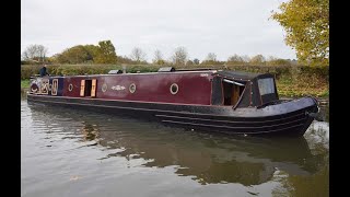 FOR SALE  Girl Ia 58 Semi Trad 2014 Tim Tyler  Blisworth Tunnel Narrowboat [upl. by Schenck]