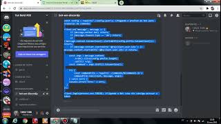 COMO FAZER BOT PARA DISCORD  COMANDO DE PING E HOSPEDAR NA REPLIT E UPTIME ROBOT DISCORDJSV12 1 [upl. by Joby]