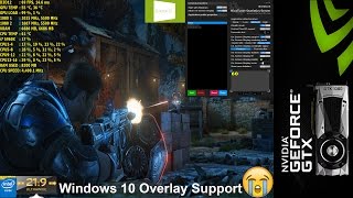 RTSS Finally has Windows 10 UWP Game Support Gears Of War 4 Test  GTX 1080  i7 5960x 44GHz [upl. by Ackler]