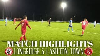 Highlights  Longridge 51 Ashton Town Macron Cup 202324 [upl. by Meehahs]