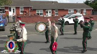 Castlederg Young Loyalists FB  Brian Robinson Memorial Parade 020923 [upl. by Norak]