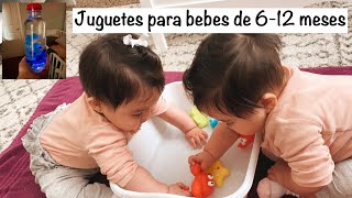 ACTIVIDADES PARA BEBES DE 612 MESES  ESTIMULACIÓN TEMPRANA DEL BEBÉ  MONTESSORI [upl. by Ennaj204]