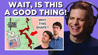 American Reacts to Map Mens Gerrymandering [upl. by Neevan]