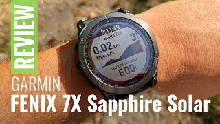 GARMIN FENIX 7X Sapphire Solar il mio nuovo orologio GPS per i trekking [upl. by Eenaj332]