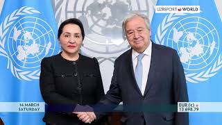 TANZILA NARBAYEVA DISCUSSES EXPANSION OF COOPERATION WITH UN SECRETARYGENERAL [upl. by Elladine]