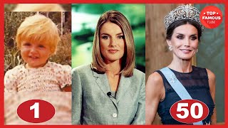 Queen Letizia of Spain Transformation ⭐ From 1 To 50 Years Old [upl. by Aneeuqal13]