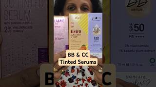 BB amp CC Tinted Serums makeup beauty skincare fordusky nomakeup affordablemakeup viral trends [upl. by Nanreik]